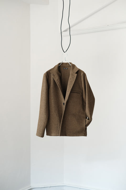 FRANK LEDER/Heavy Green Loden Jacket