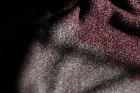 suzusan/Wool Cotton Jersey Crew Neck Pullover Boushi shibori "Dot"