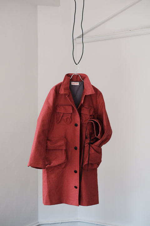 FRANK LEDER/Light Weight Deutschleder Big Pocket Coat