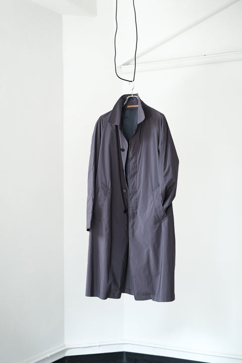 SCYE BASICS/PE/NY Powdery Twill Balmacaan Coat