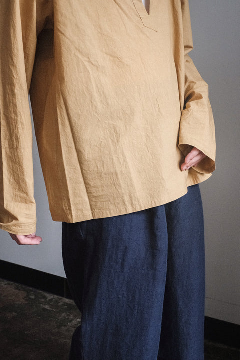 FRANK LEDER/Triple Washed Cotton Top