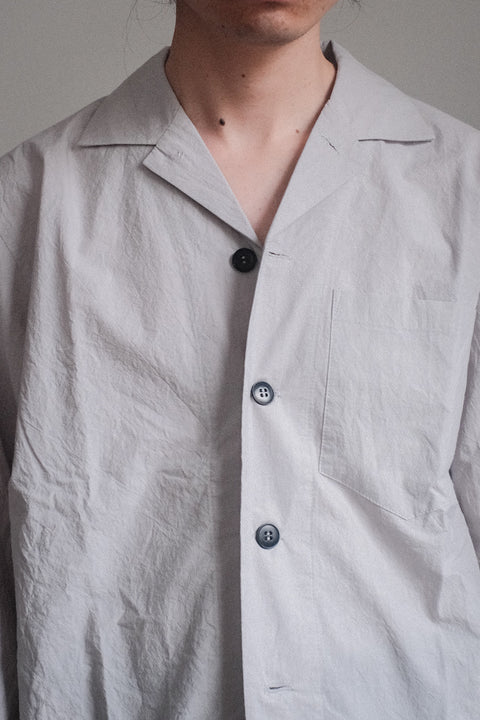 FRANK LEDER/Triple Washed Cotton Shirt Jacket