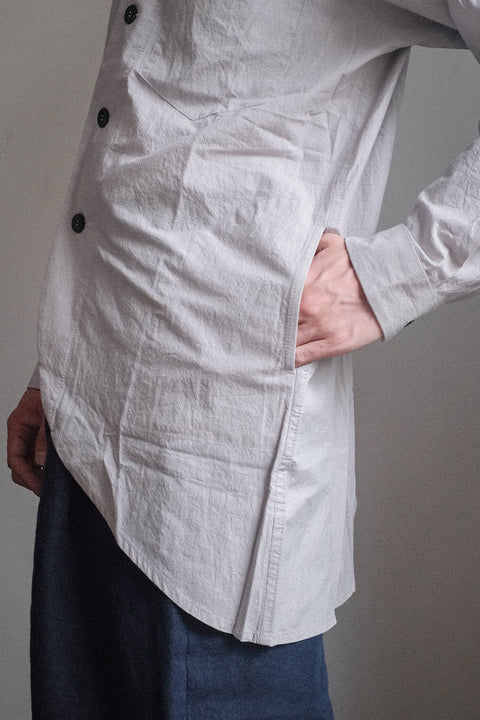 FRANK LEDER/Triple Washed Cotton Shirt Jacket