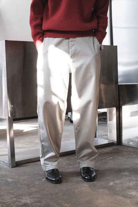 SCYE BASICS/Cotton Chino Cloth Military Pants