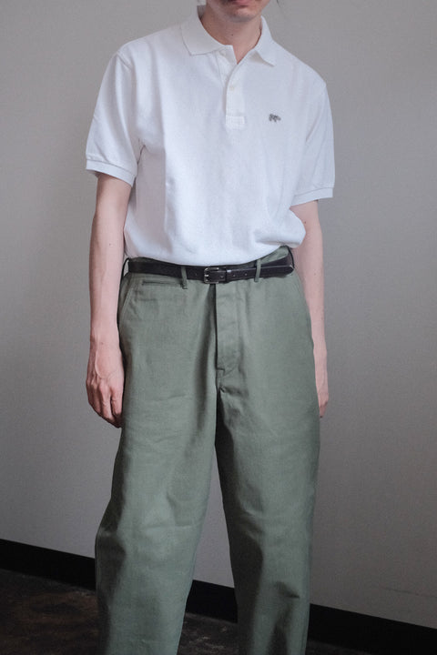 SCYE BASICS/Cotton Pique Polo Shirt