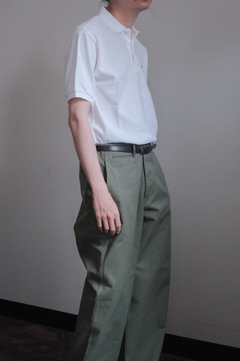 SCYE BASICS/Cotton Pique Polo Shirt