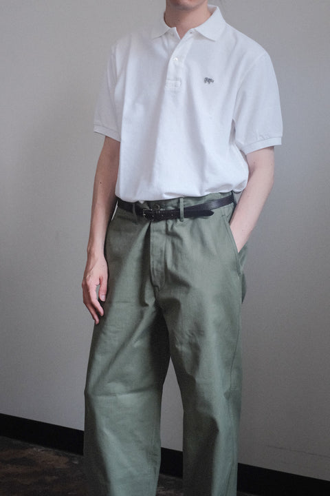 SCYE BASICS/Cotton Pique Polo Shirt
