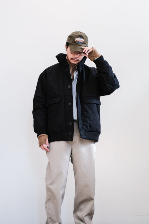 山内/シールドコットン・ヘビークロス中綿入りブルゾン