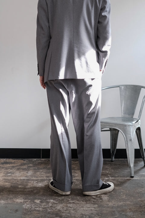 SCYE BASICS/Wool Max Gaberdine Wide Leg Trousers