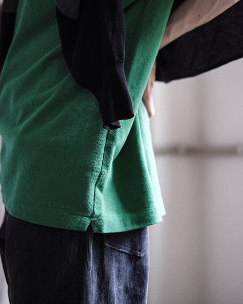 SCYE BASICS/Cotton Pique Polo Shirt