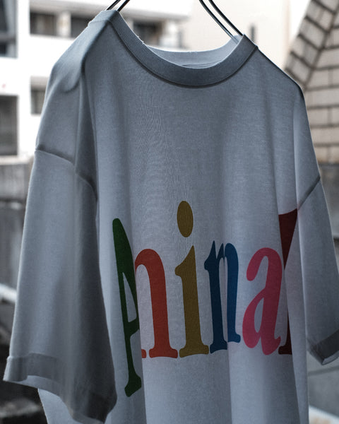 STUDIO ANIMALS/Animals Letter T-Shirt
