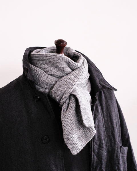 GREEN THOMAS/Ribbed Scarf