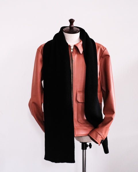 GREEN THOMAS/Ribbed Scarf