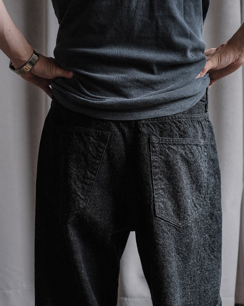 The DUFFER N NEPHEWS/Wide Tapered Denim Pants