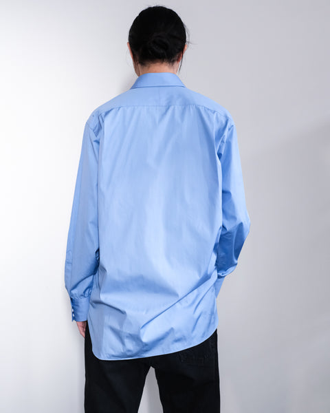 Scye/SUVIN -GIZA Cotton Poplin Regular Collar Shirt