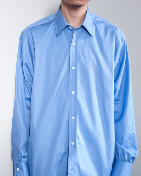Scye/SUVIN -GIZA Cotton Poplin Regular Collar Shirt