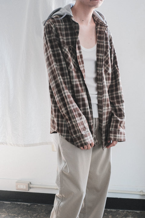 The DUFFER N NEPHEWS/Hooded Work Shirt