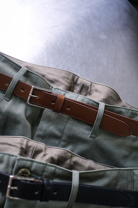 Scye/Box Calf Leather Belt 25mm