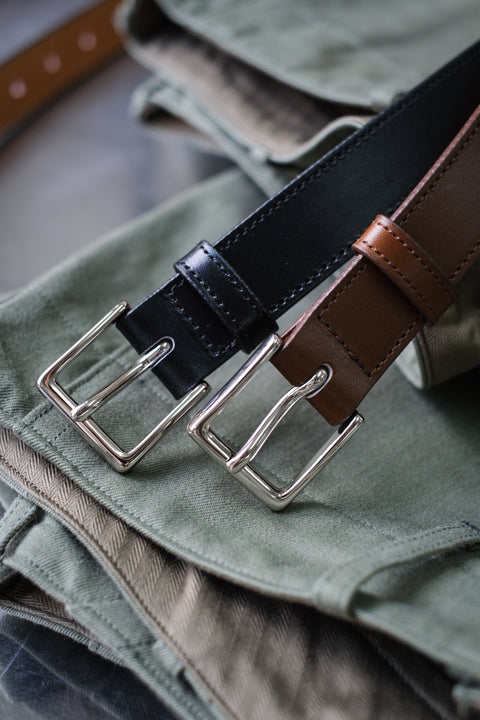 Scye/Box Calf Leather Belt 25mm