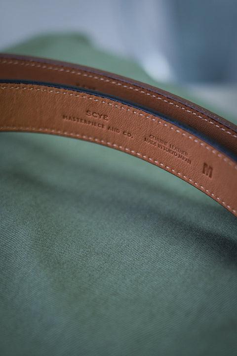 Scye/Box Calf Leather Belt 25mm