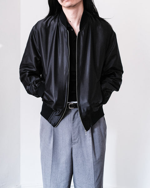 Scye/Silk Nylon Parachute Cloth Bomber Jacket