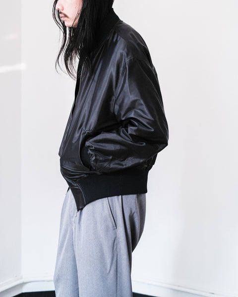 Scye/Silk Nylon Parachute Cloth Bomber Jacket