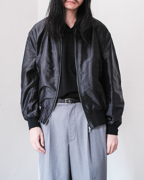 Scye/Silk Nylon Parachute Cloth Bomber Jacket