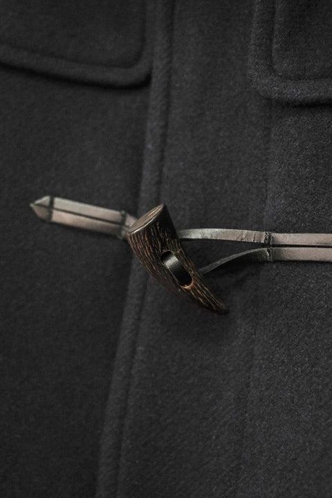 SCYE BASICS/Double Woven Melton Duffle Coat