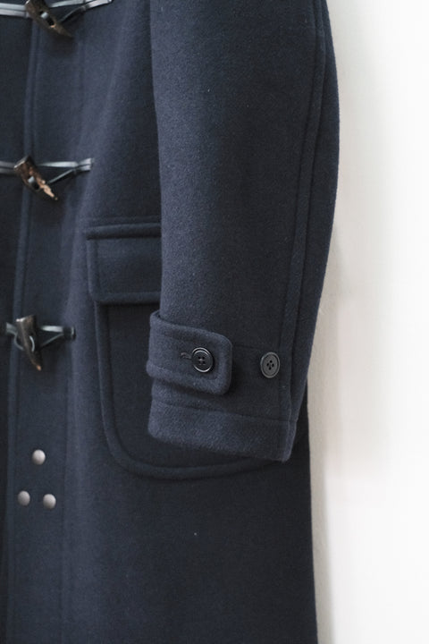 SCYE BASICS/Double Woven Melton Duffle Coat