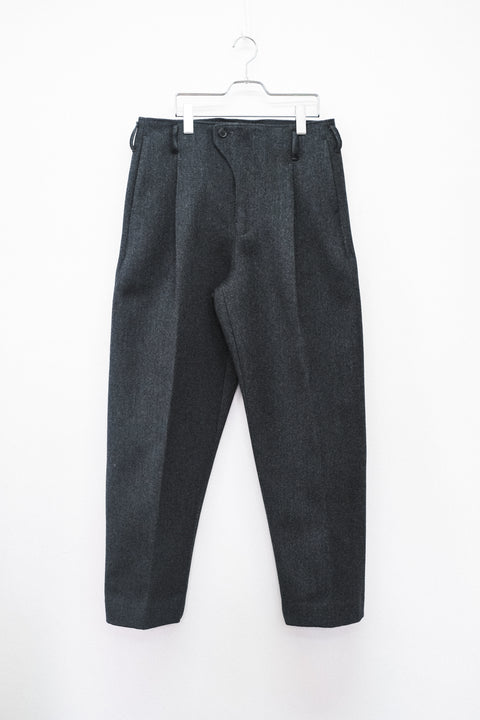 山内/極重ヘビーメルトン・サイドシームレスワンタックパンツ