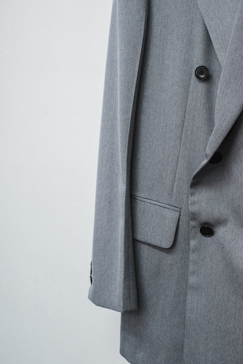 SCYE BASICS/Wool Max Gaberdine 6B D.B Blazer