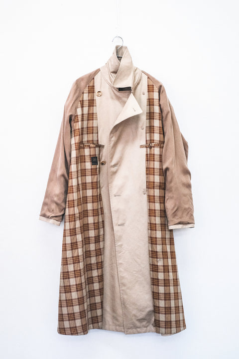 SCYE BASICS/Finx Cotton Gaberdine Trench Coat