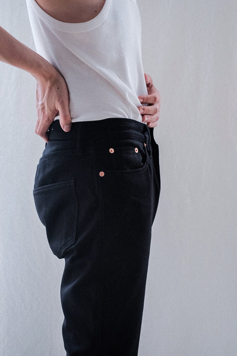 SCYE BASICS/Stretch Cotton Duck Slim Fit Jeans