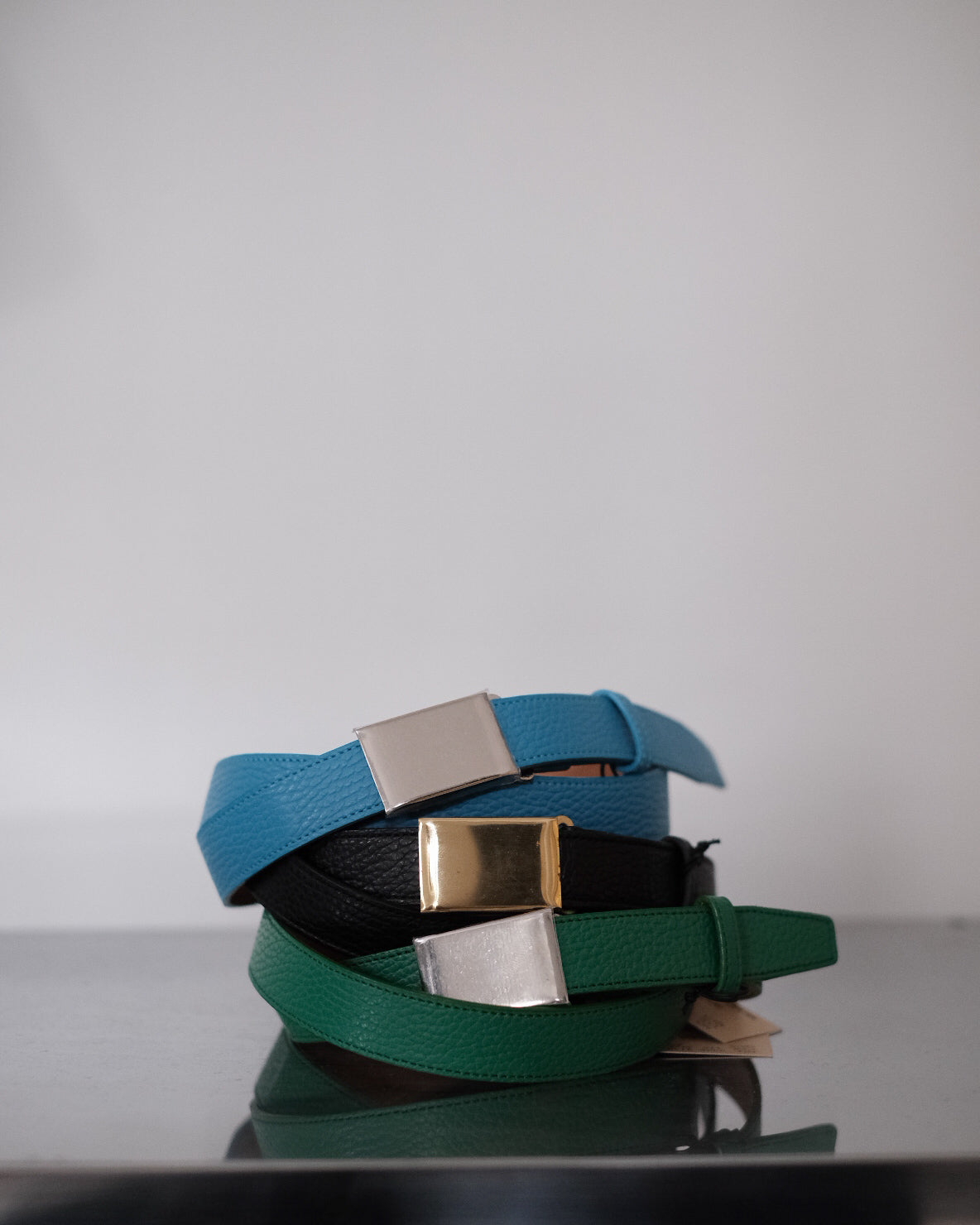 Scye/Shrink Leather Box Buckle Belt – 3CMA