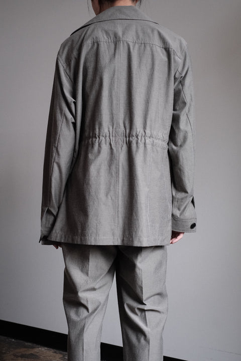山内/2plyキュプラ×鉄媒染コットン・フィールドジャケット