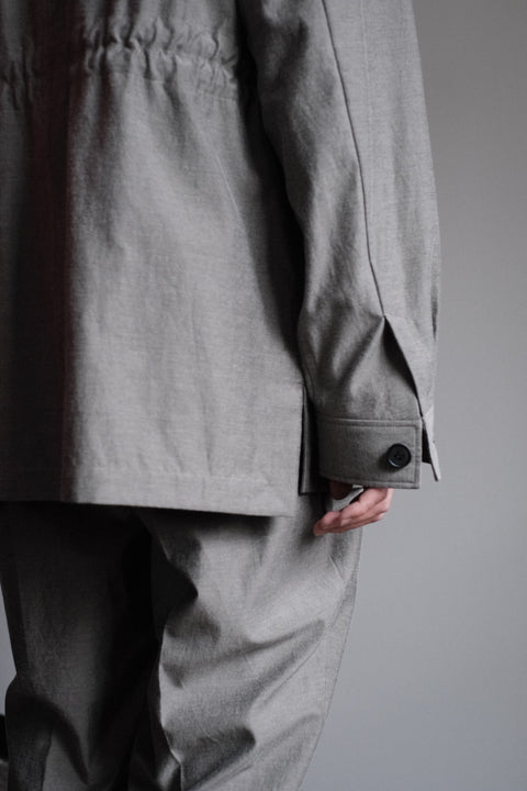 山内/2plyキュプラ×鉄媒染コットン・フィールドジャケット