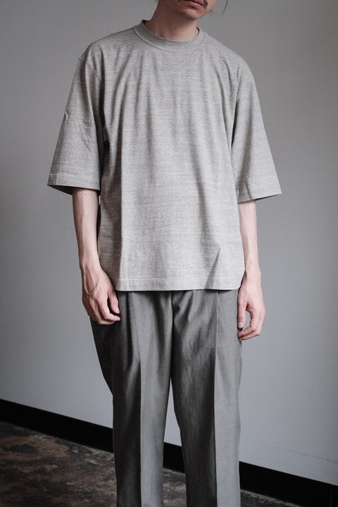 山内/鉄媒染コットン吊り天竺Tシャツ