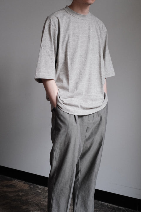 山内/鉄媒染コットン吊り天竺Tシャツ