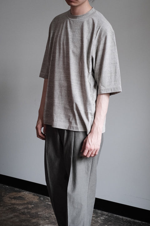 山内/鉄媒染コットン吊り天竺Tシャツ