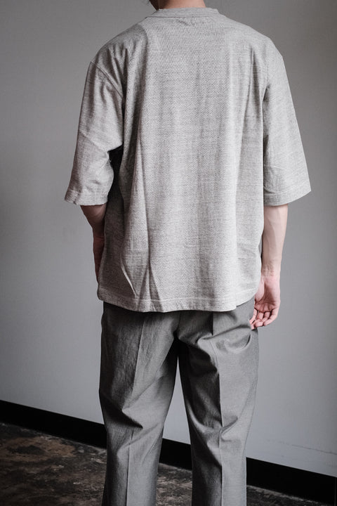 山内/鉄媒染コットン吊り天竺Tシャツ