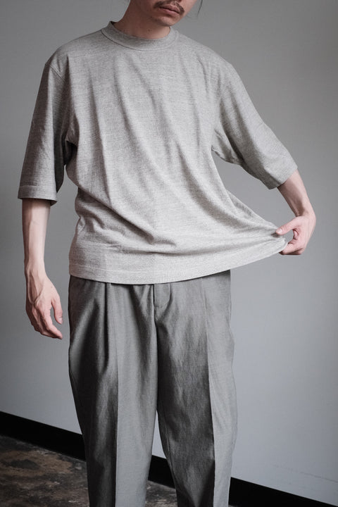 山内/鉄媒染コットン吊り天竺Tシャツ