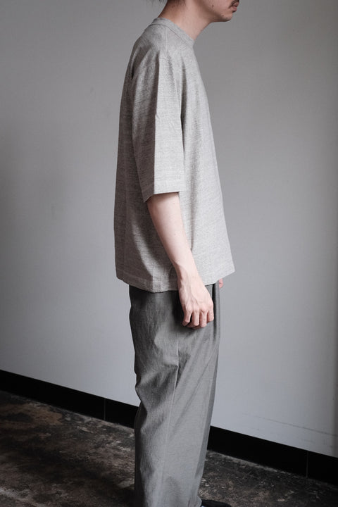 山内/鉄媒染コットン吊り天竺Tシャツ