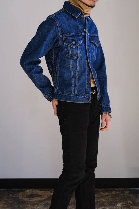 SCYE BASICS/Selvedge Denim Used Wash Trucker Jacket 3