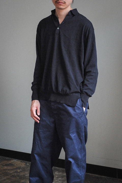 Scye/Ice Cotton Polo Knit