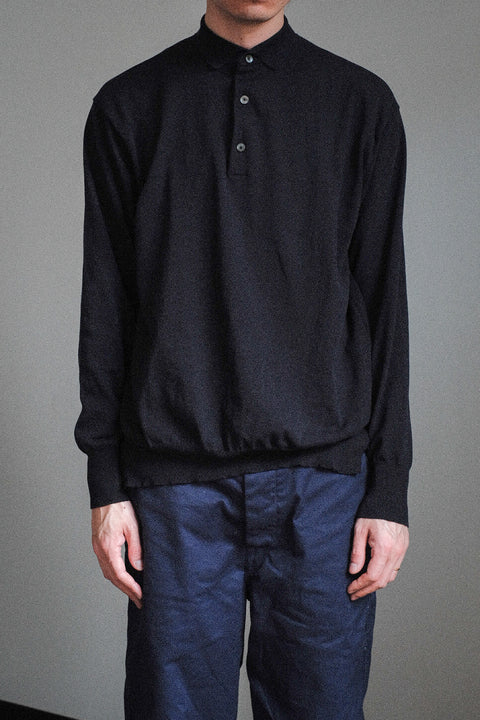Scye/Ice Cotton Polo Knit