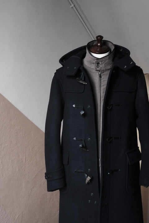 SCYE BASICS/Double Woven Melton Duffle Coat