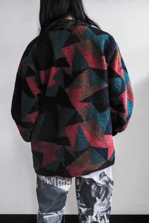 The DUFFER N NEPHEWS/Reversible Jacquard Boa Blouson