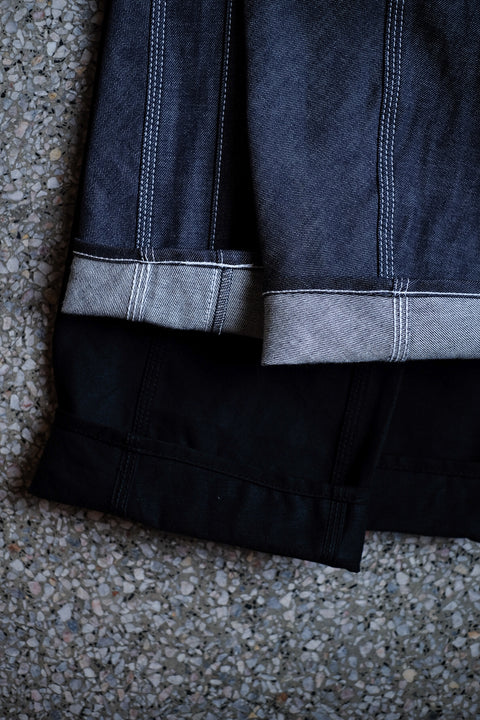 SCYE BASICS/Lightweight Denim Straight Leg Jeans