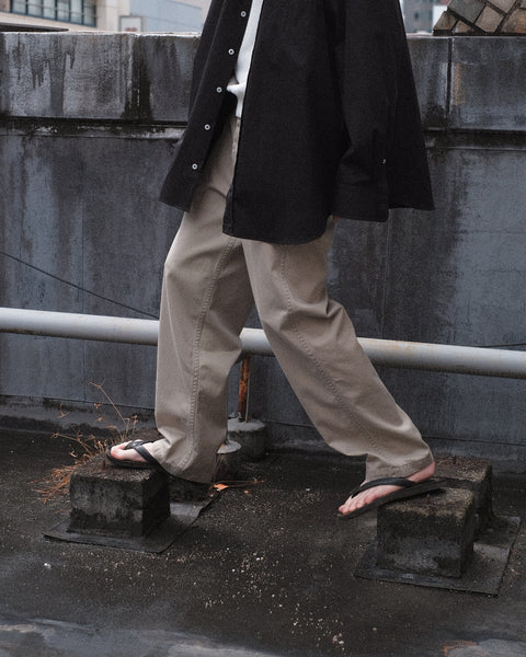 SCYE BASICS/Cotton Chino Cloth Military Pants