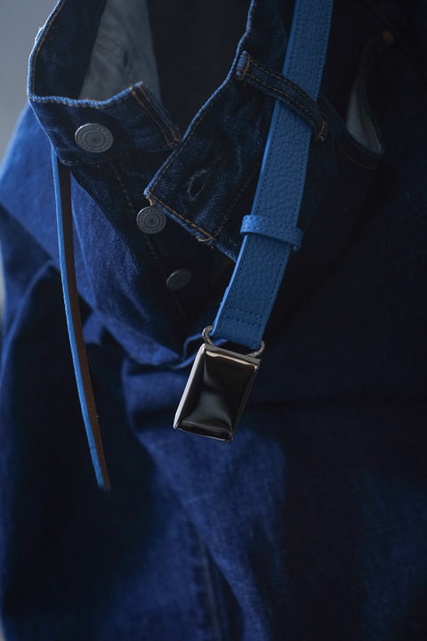 Scye/Shrink Leather Box Buckle Belt